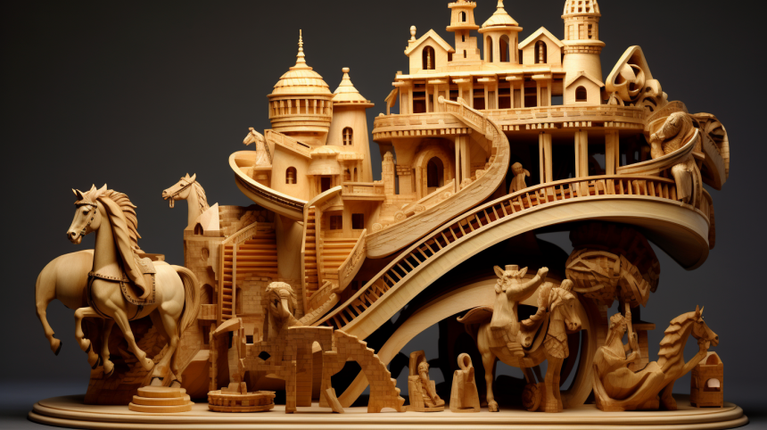 Royal Flush of Woodcraft: Delving into Casino-themed Carvings